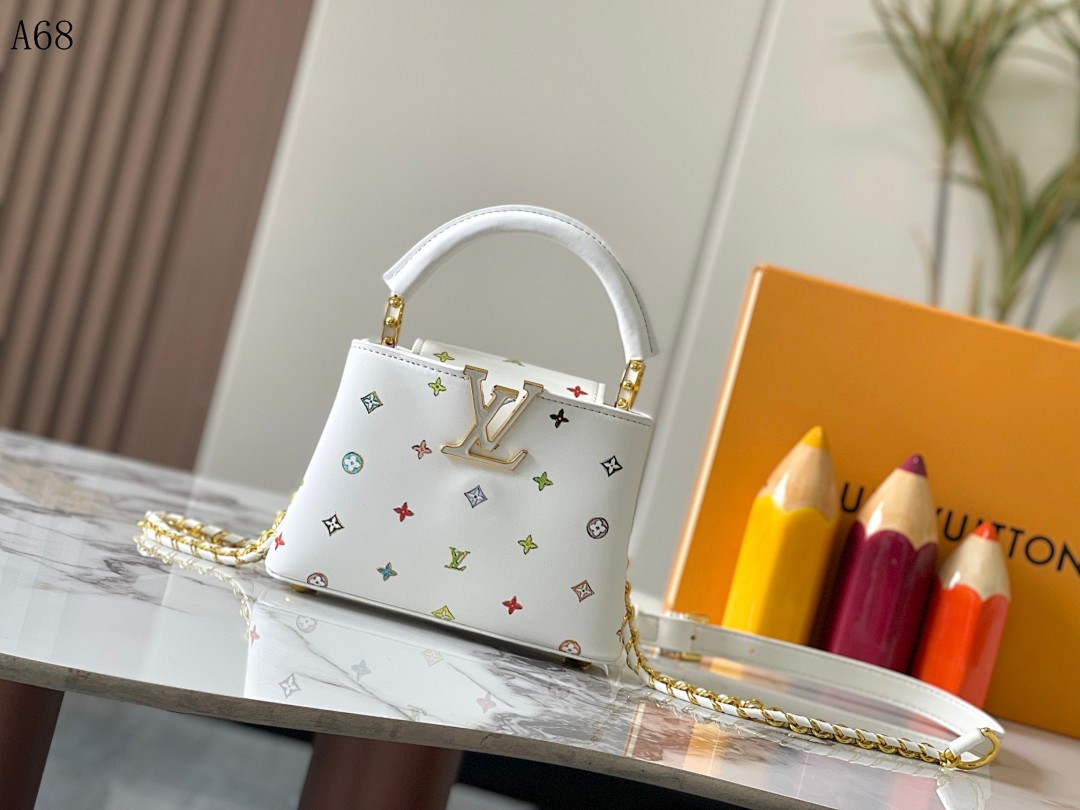 LVutton + A68 + Capucines Mini Bag #4335