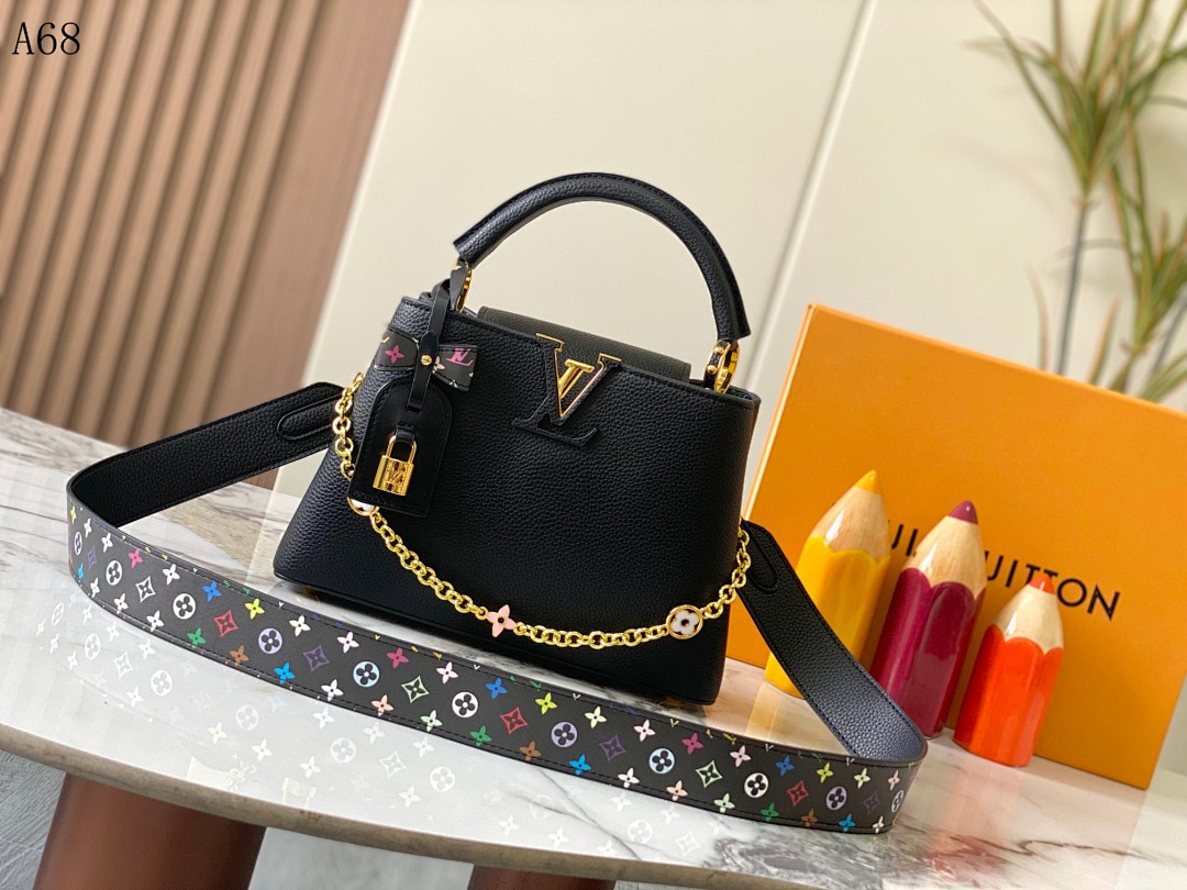 LVutton + A68 + Capucines Mini Bag #3919