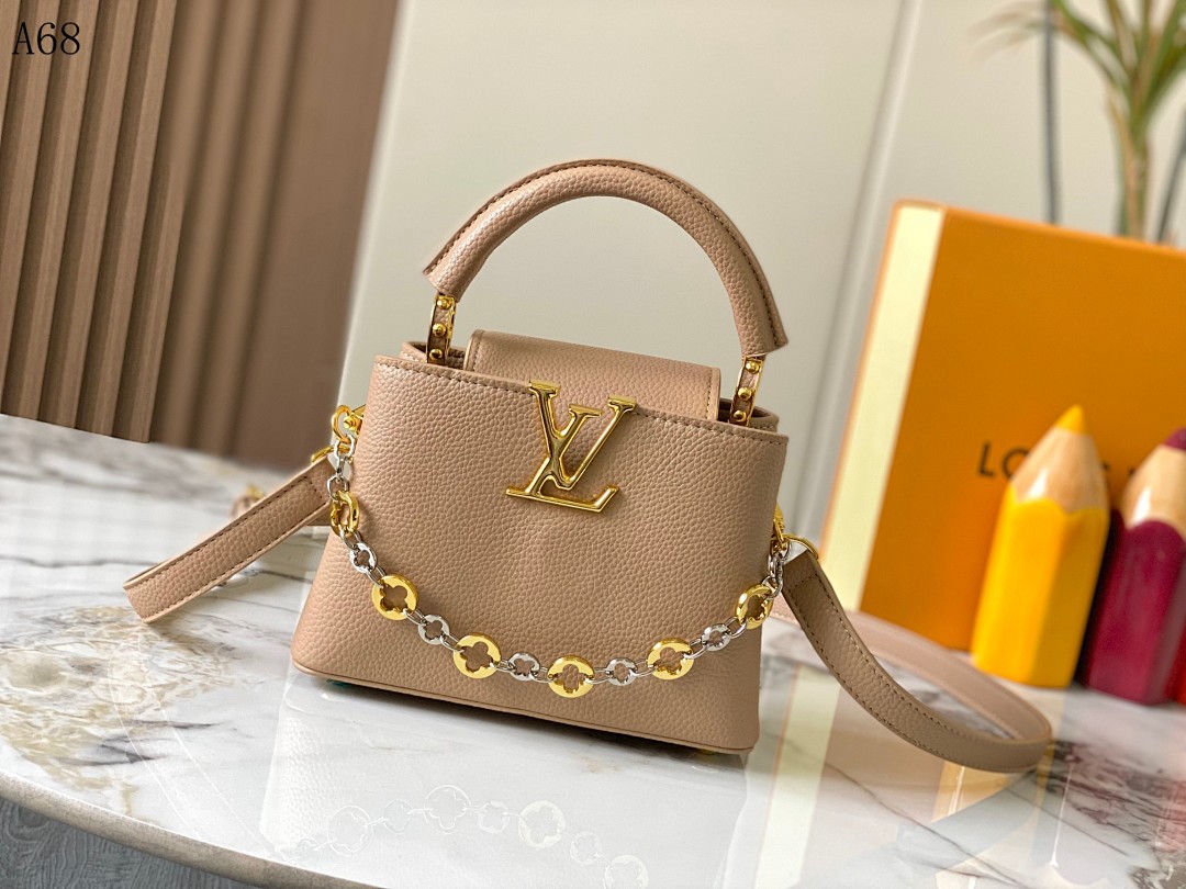 LVutton + A68 + Capucines Mini Bag #3590