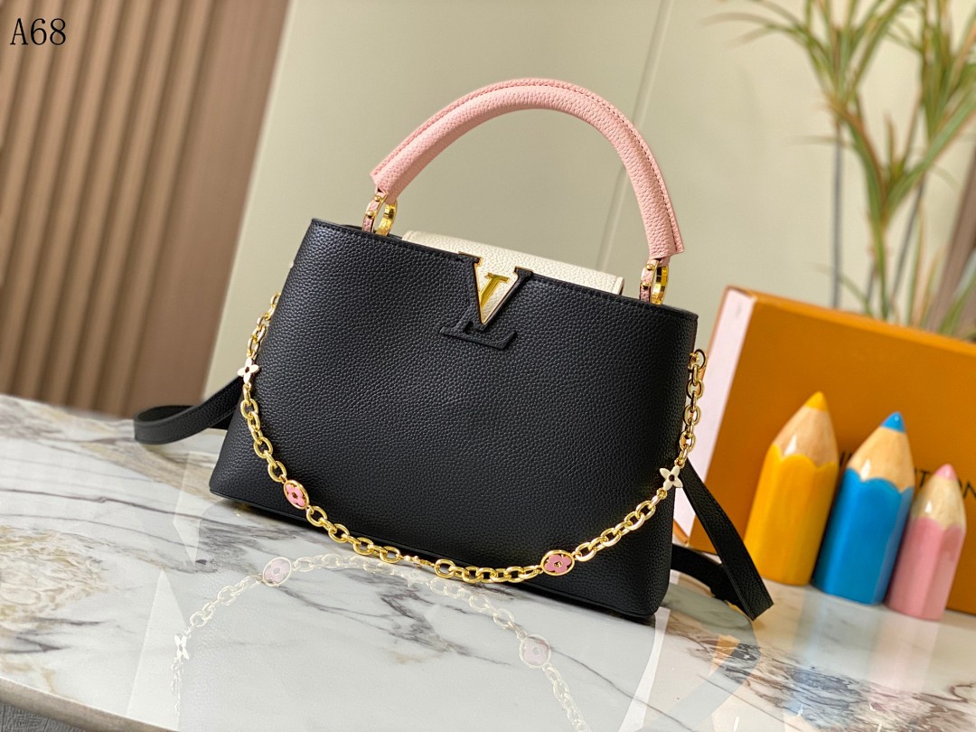 LVutton + A68 + Capucines MM Bag #4382