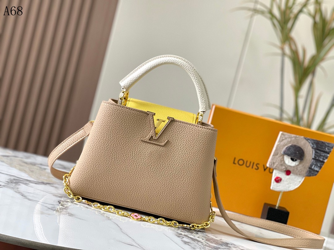 LVutton + A68 + Capucines Mini Bag #4460