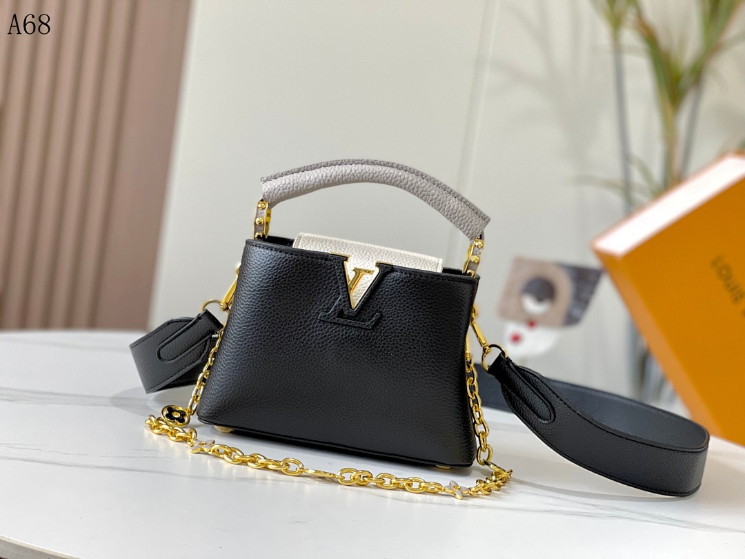 LVutton + A68 + Capucines Mini Bag #4596