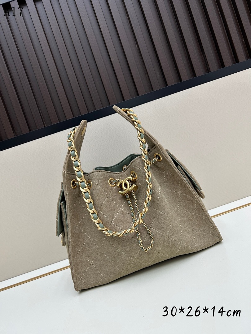 Chan3l – Classic Quilted Tote Bag #2743