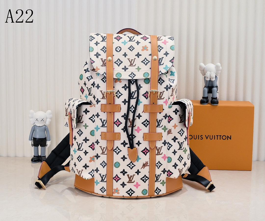 LVutton + A22 + Monogram Multicolore Backpack #3685