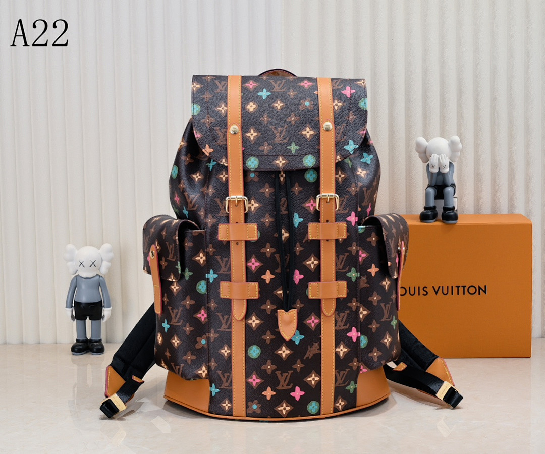 LVutton A22 Monogram Multicolore Backpack #3839