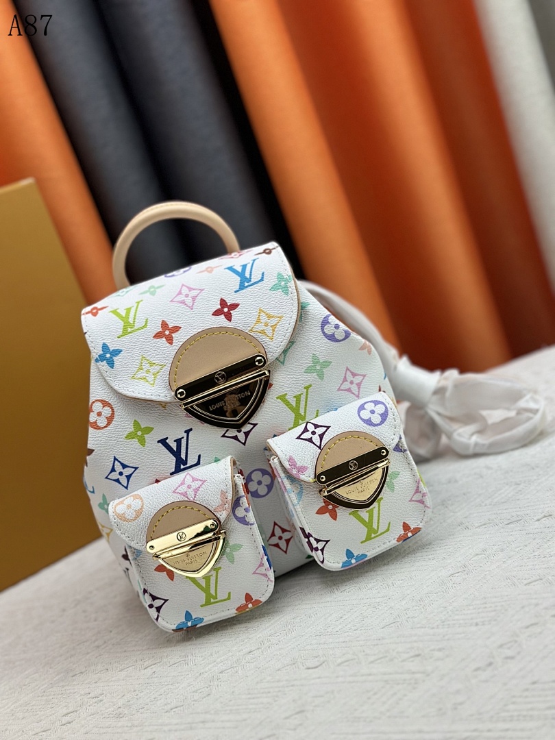 LVutton + A87 + Multicolor Monogram Mini Backpack #4207 1 LVutton + A87 + Multicolor Monogram Mini Backpack #4207