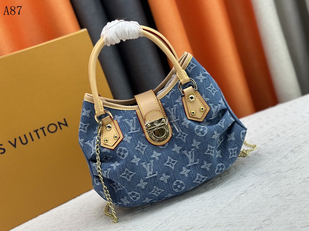 LVutton A87 Denim Monogram Bag #4370