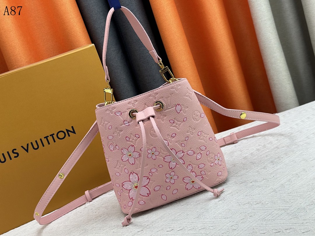 LVutton A87 Cherry Blossom Bucket Bag #3667
