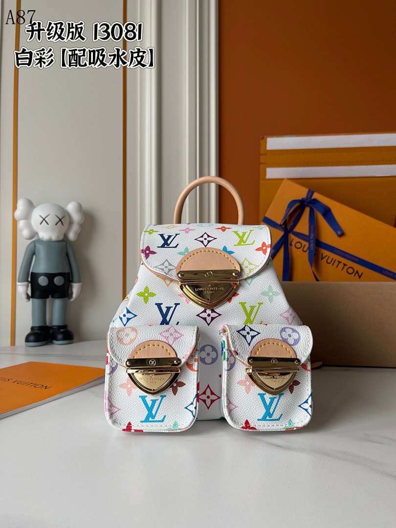 LVutton + I3081 + Multicolor Monogram Backpack #3611