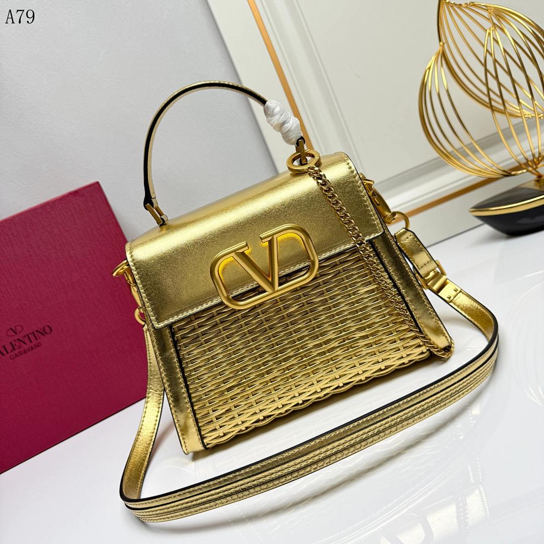 Valentiino A79 VLogo Woven Bag #5239