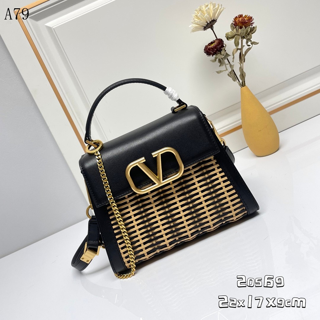 Valentiino + A79 + VLogo Woven Bag #5304