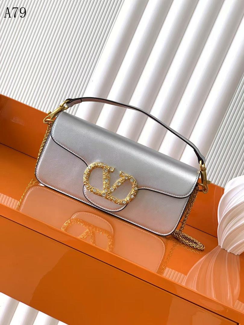 Valentiino + Rockstud + Small Leather Shoulder Bag #3055