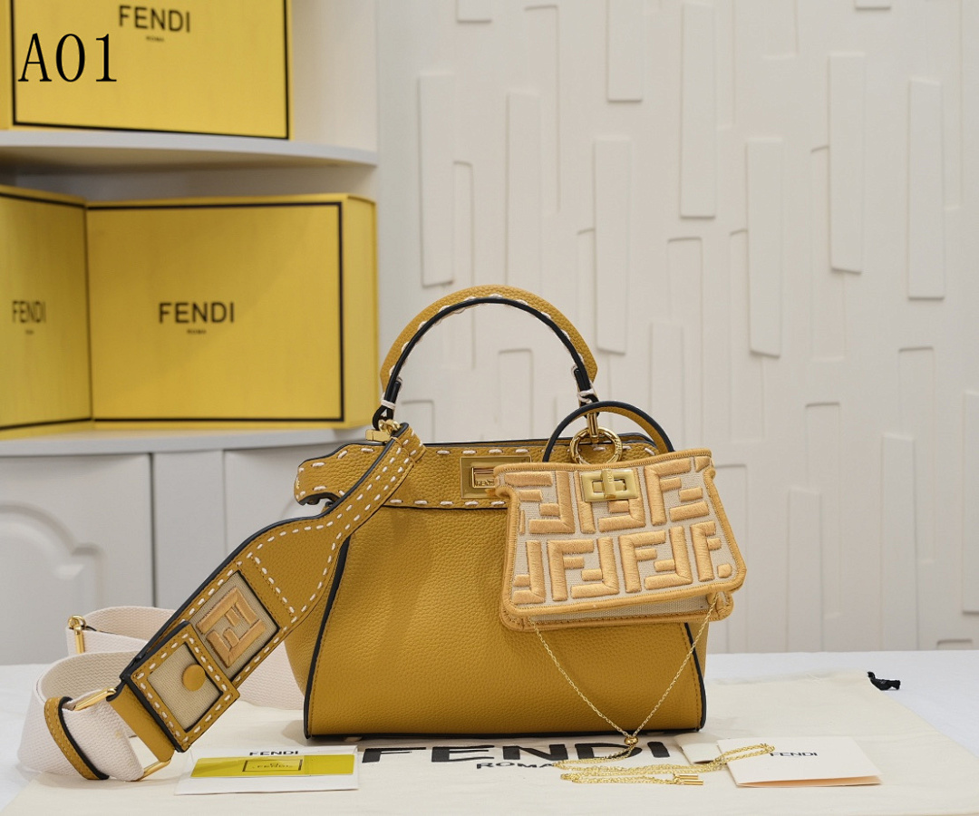 FENDI Baguette Mini – Yellow #2299