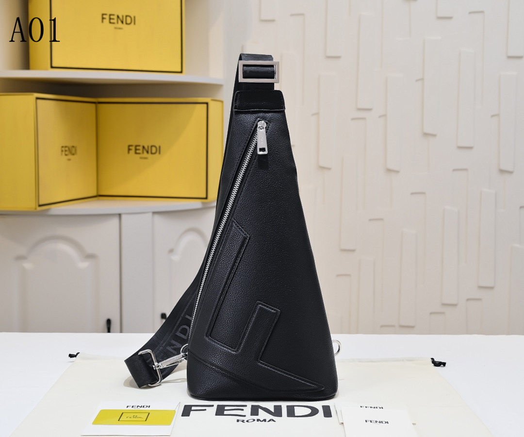FENDI + A01 + Baguette Crossbody Bag #2271