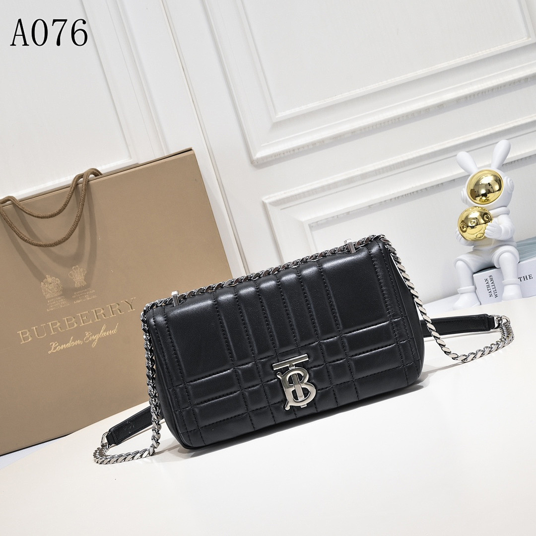 Burberyy + A076 + Quilted Chain Crossbody Bag #1489