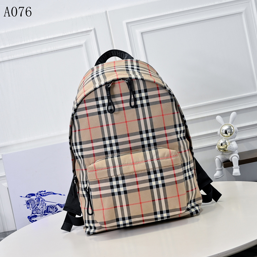 Burberyy A076 Classic Check Backpack #5417