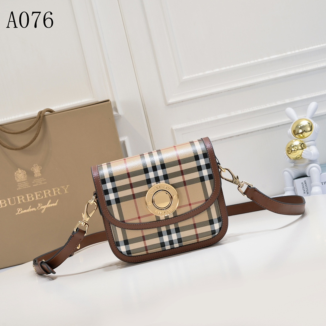 Burberyy A076 Check Crossbody Bag #1471