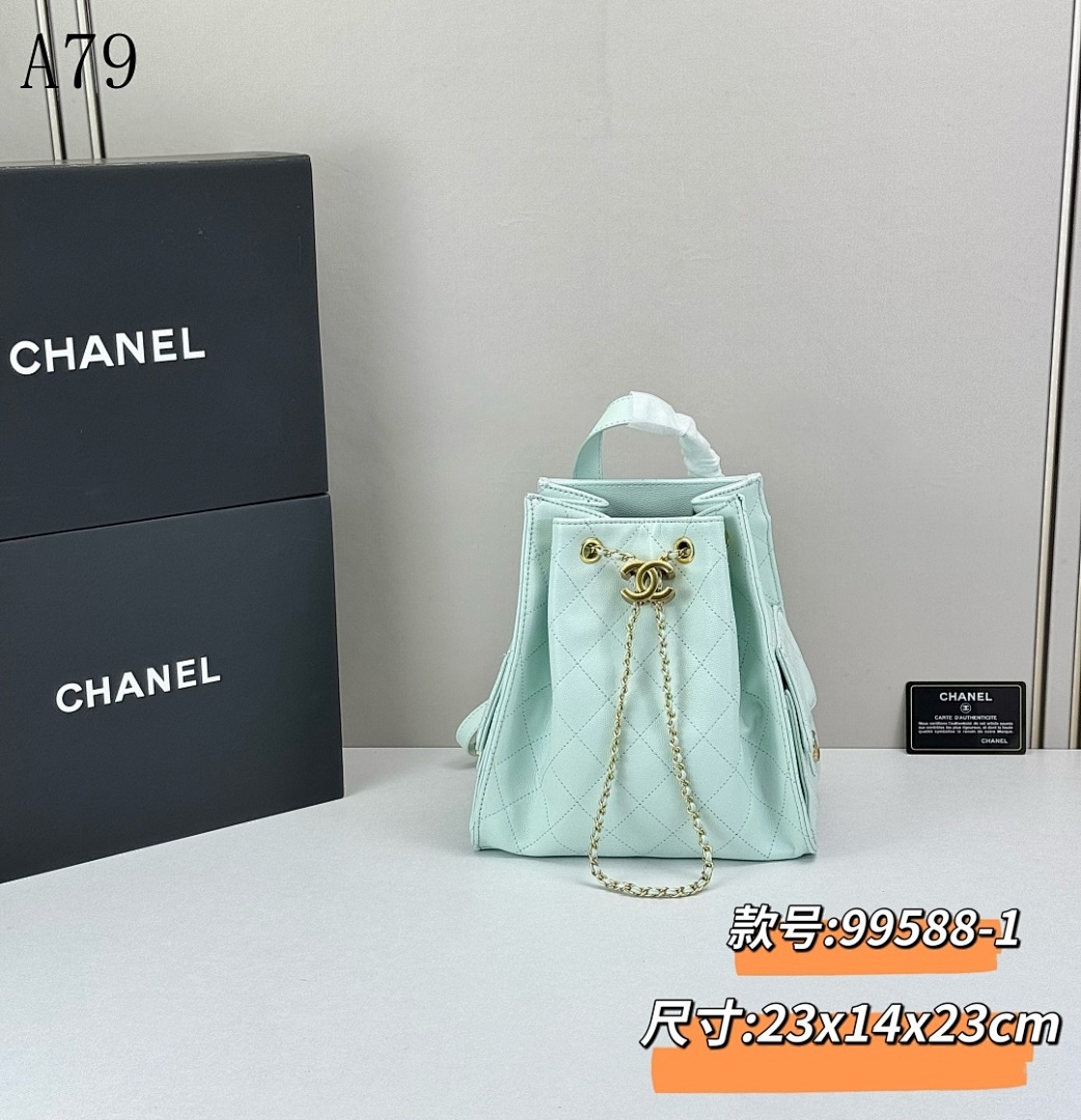 CHANELL Model 99588-1 Drawstring Bucket Bag #3029 1 CHANELL Model 99588-1 Drawstring Bucket Bag #3029