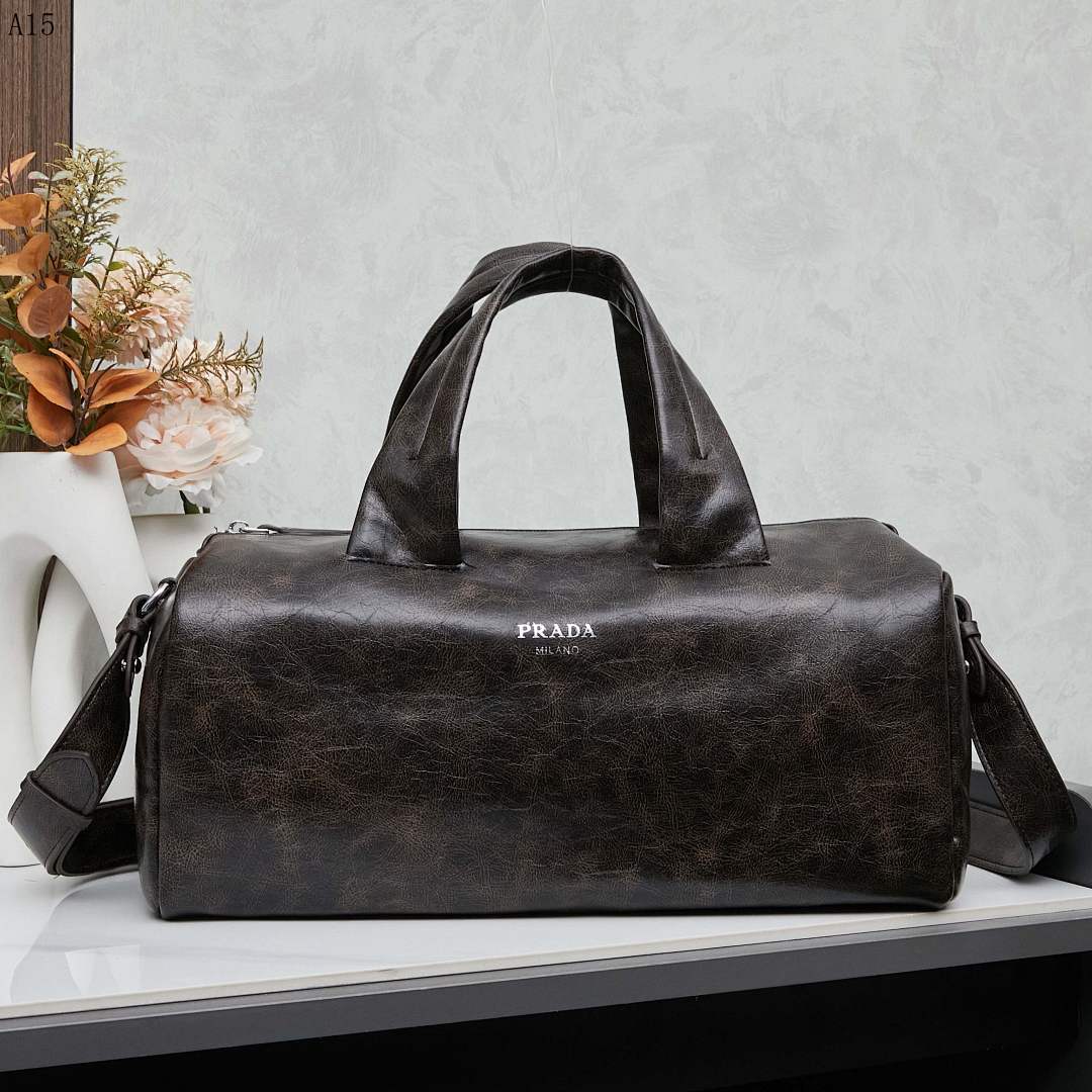 Pr4da Milano Leather Duffle Bag #1688 1 Pr4da Milano Leather Duffle Bag #1688