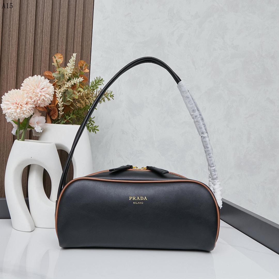 Pr4da Milano Leather Shoulder Bag #1696 1 Pr4da Milano Leather Shoulder Bag #1696