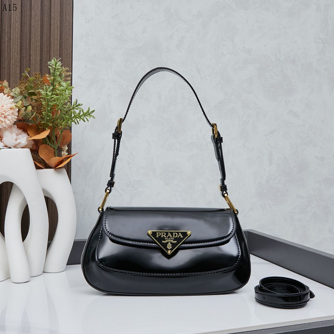 Pr4da + Galleria + Calfskin Shoulder Bag #1664