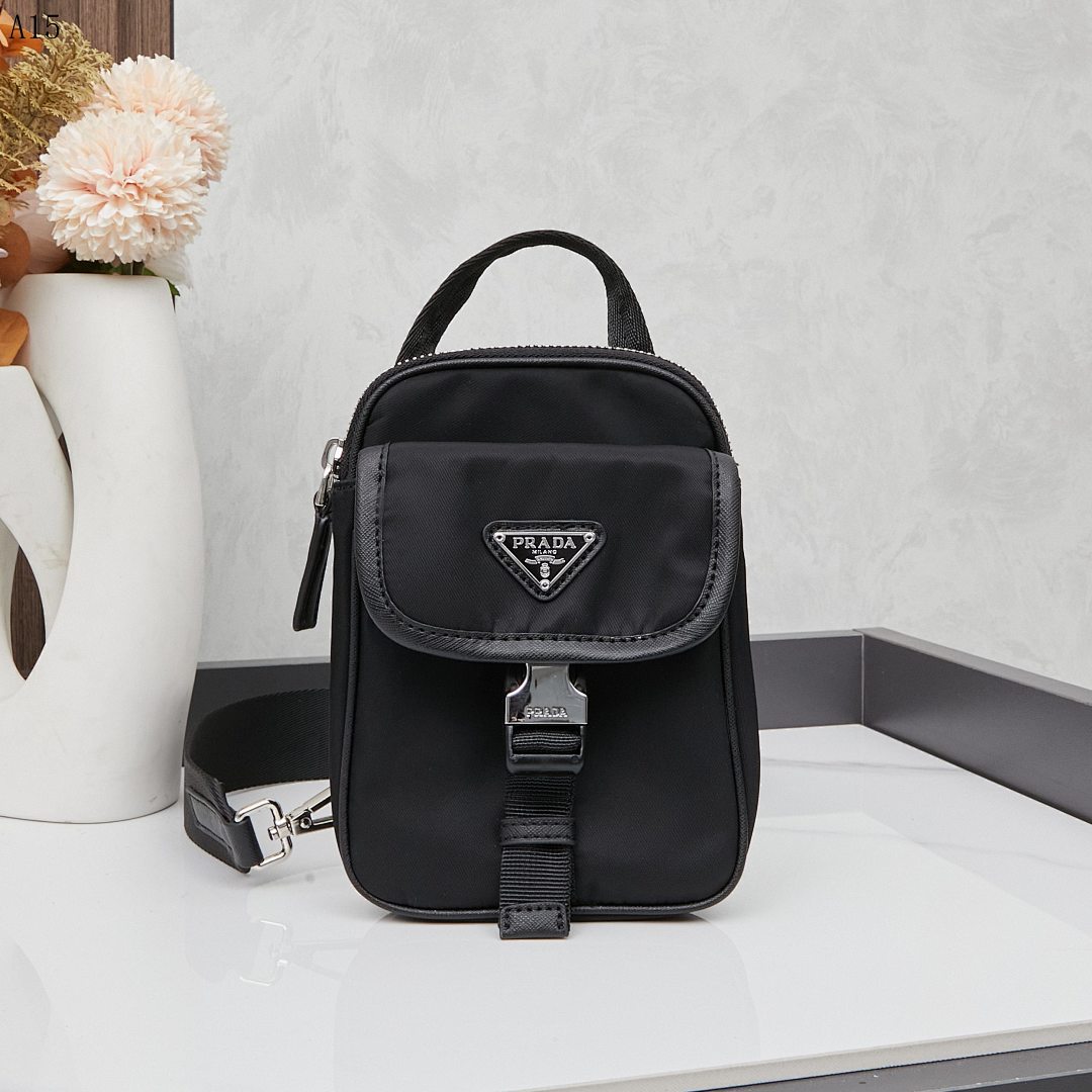 Pr4da Nylon Crossbody Bag #1815