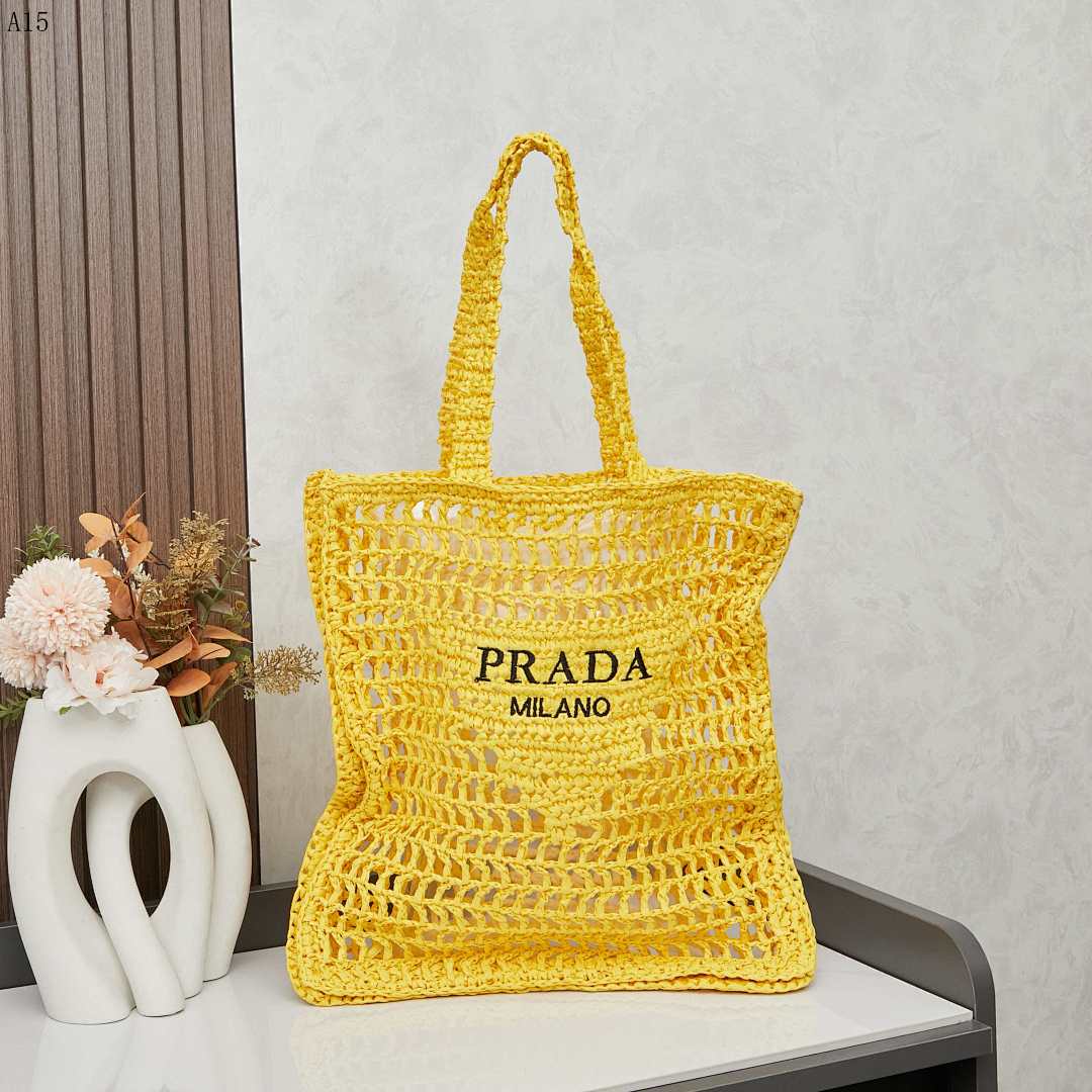 Pr4da Milano Crochet Tote Bag #2009