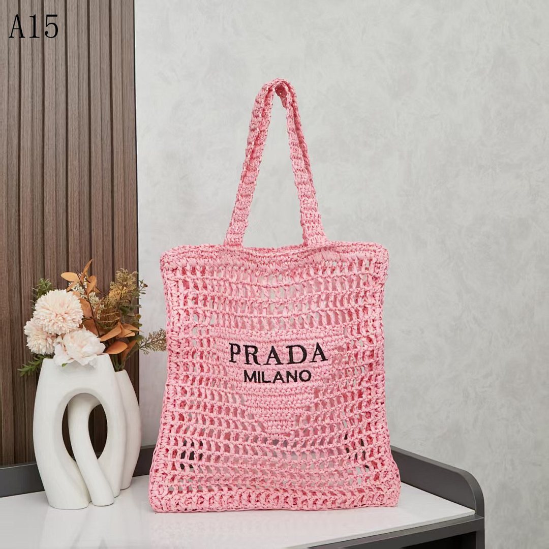 Pr4da Milano Crochet Tote Bag #1803