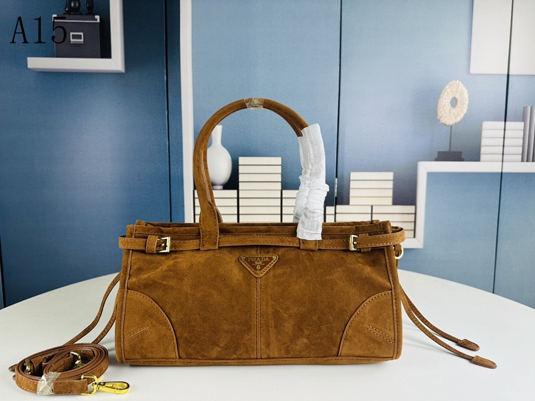 Pr4da Suede Tote Bag #1702