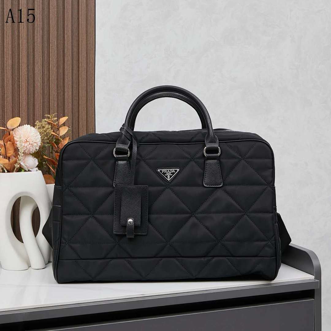 Pr4da + A15 + Quilted Nylon Duffle Bag #1622