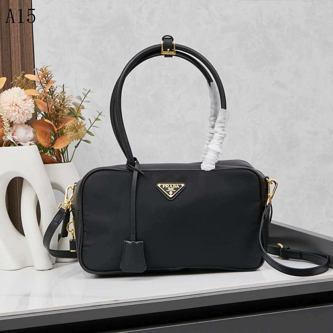 Pr4da + Re-Nylon + Cuir Bag #1758