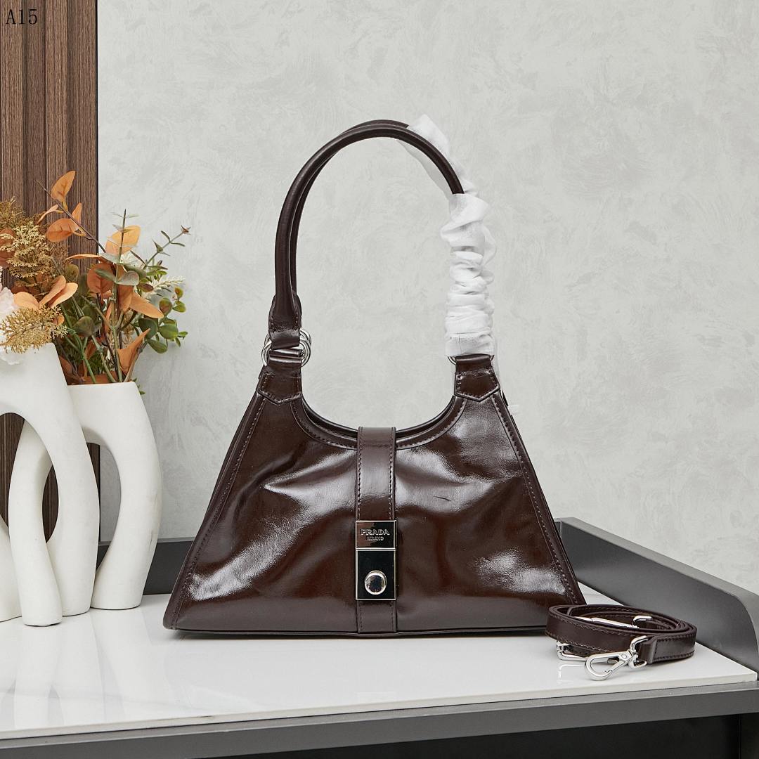 Pr4da + Galleria + Calfskin Leather Tote #1742