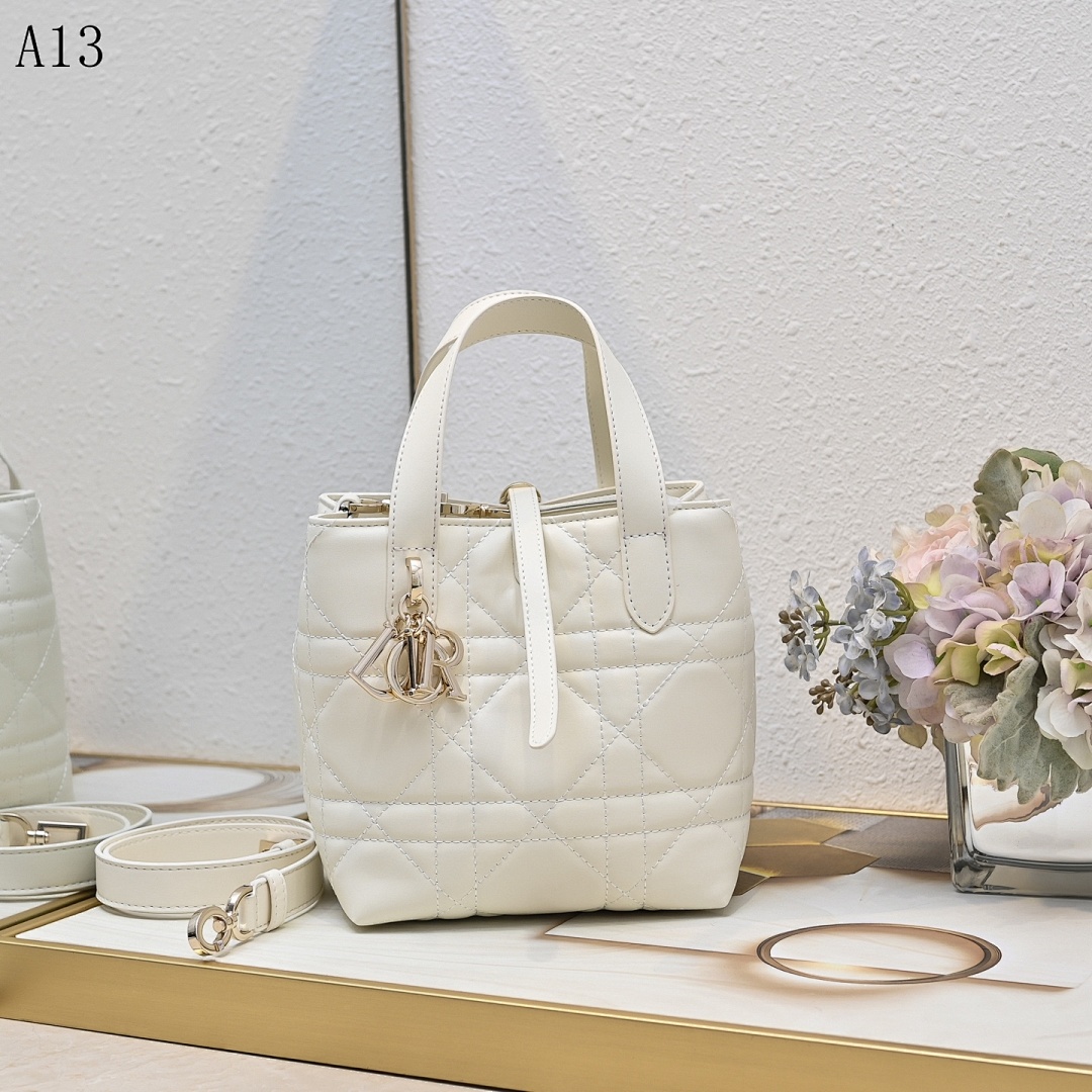 Diiior Lady Diiior Mini Tote Bag #1209 1 Diiior Lady Diiior Mini Tote Bag #1209