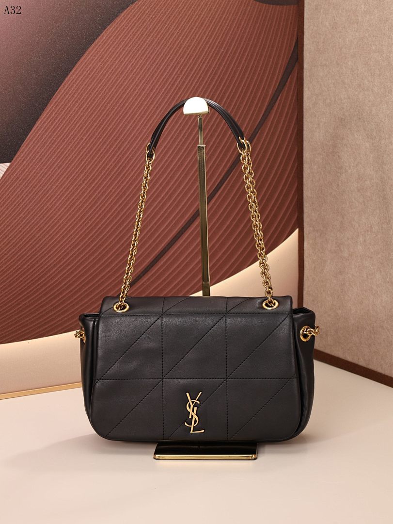 SntLaurent – Le 5 À 7 – Medium Quilted Leather Shoulder Bag #1040