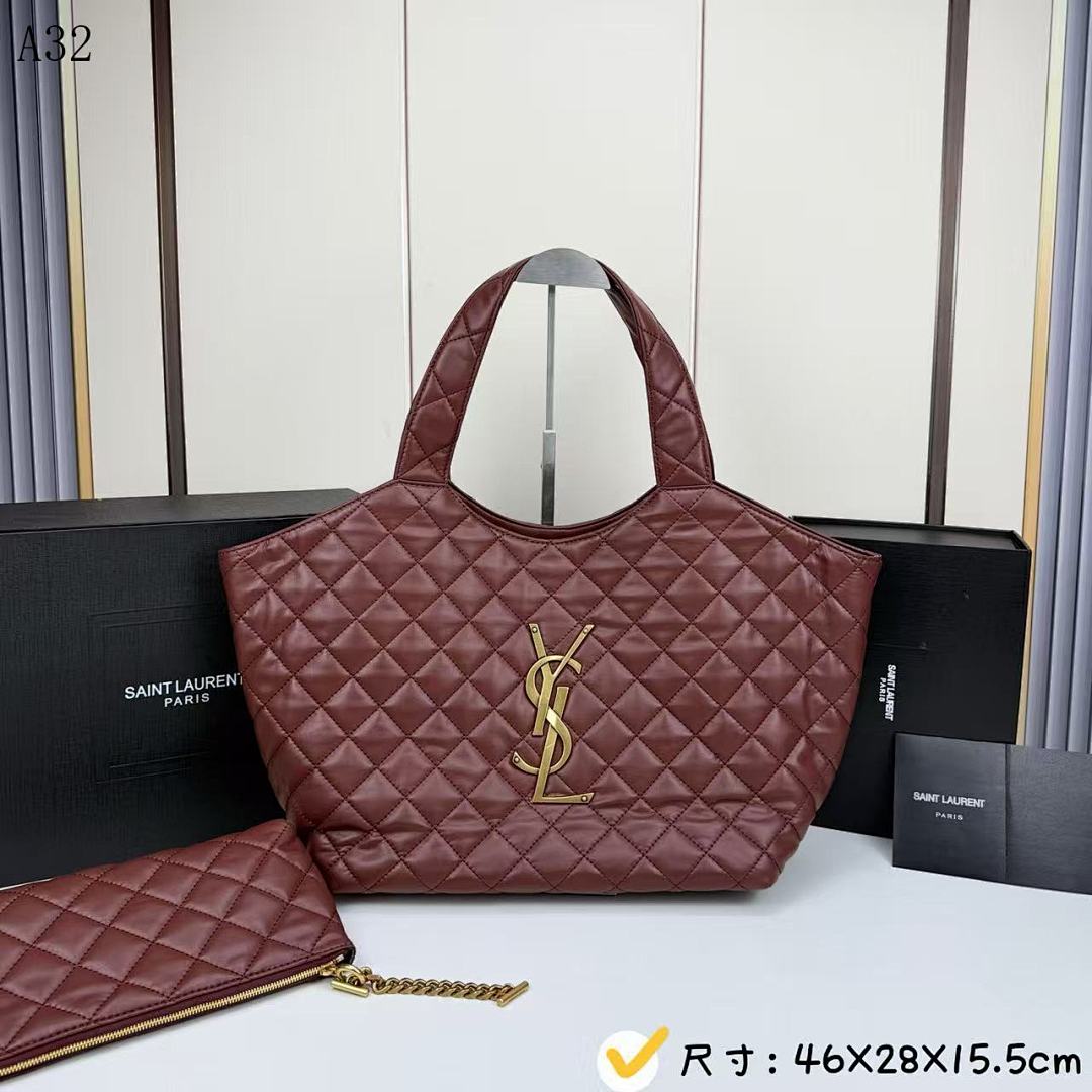 SntLaurent – Large Quilted Tote Bag #1035