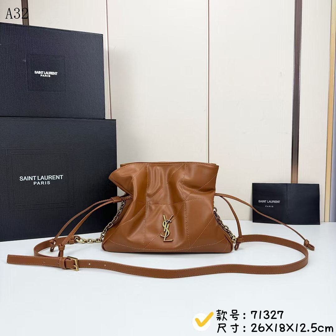 SntLaurent – 71327 – Monogram Quilted Leather Shoulder Bag #1019