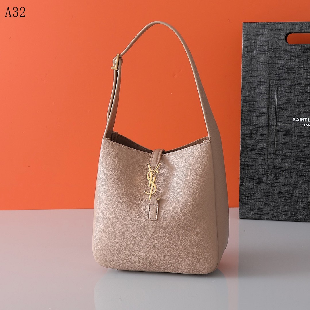 SntLaurent – Le 5 À Sec – Beige Shoulder Bag #1017