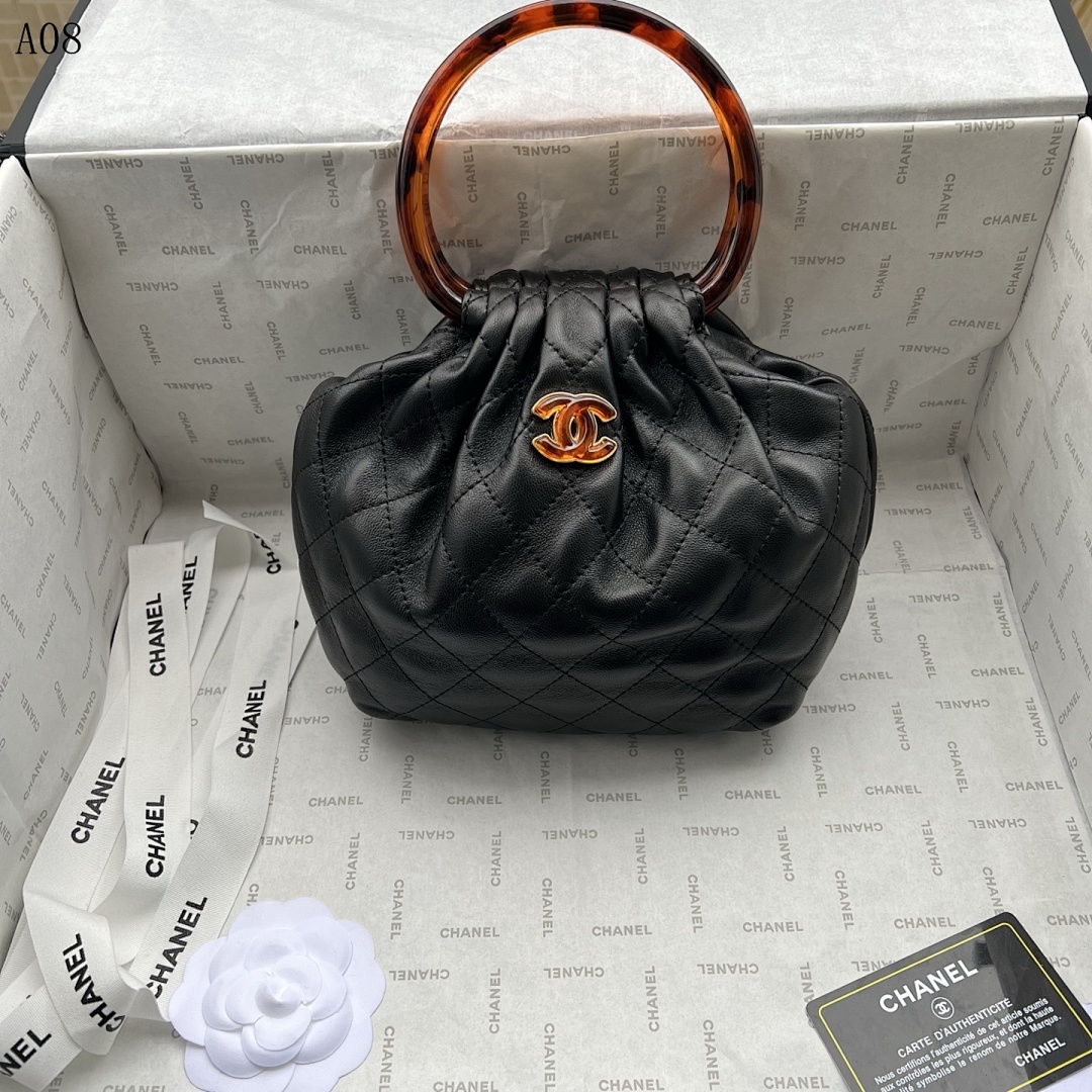 Chan3l – 2023 Classic Quilted Drawstring Bag #2776