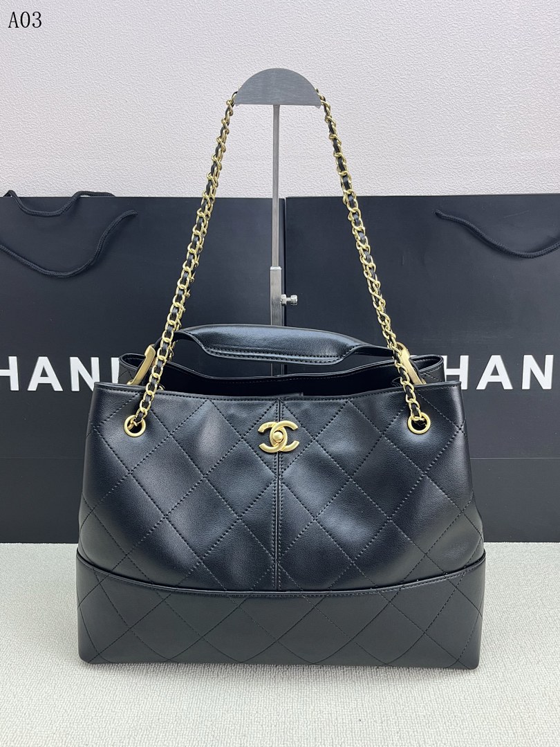 Chan3l – Classic Quilted Tote Bag #973