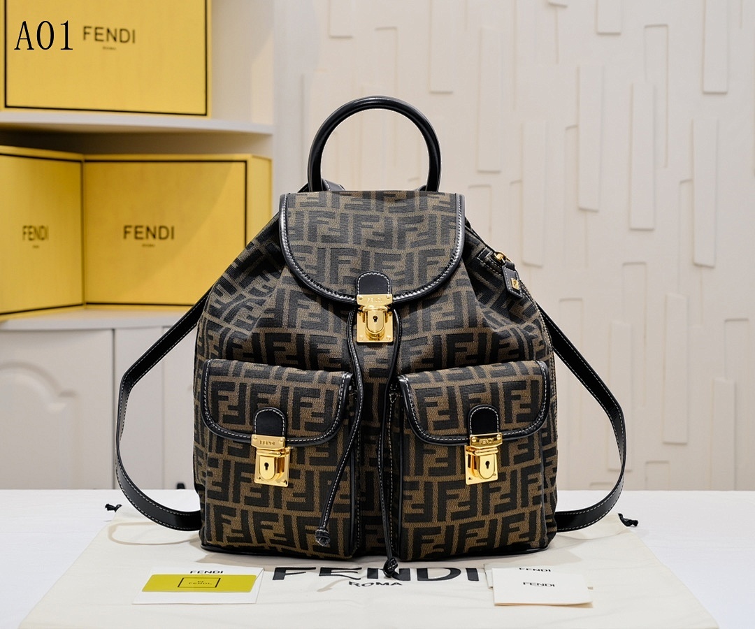 FENDII - A01 - Peekaboo Backpack #2324 1 FENDI – A01 – Peekaboo Backpack #2324