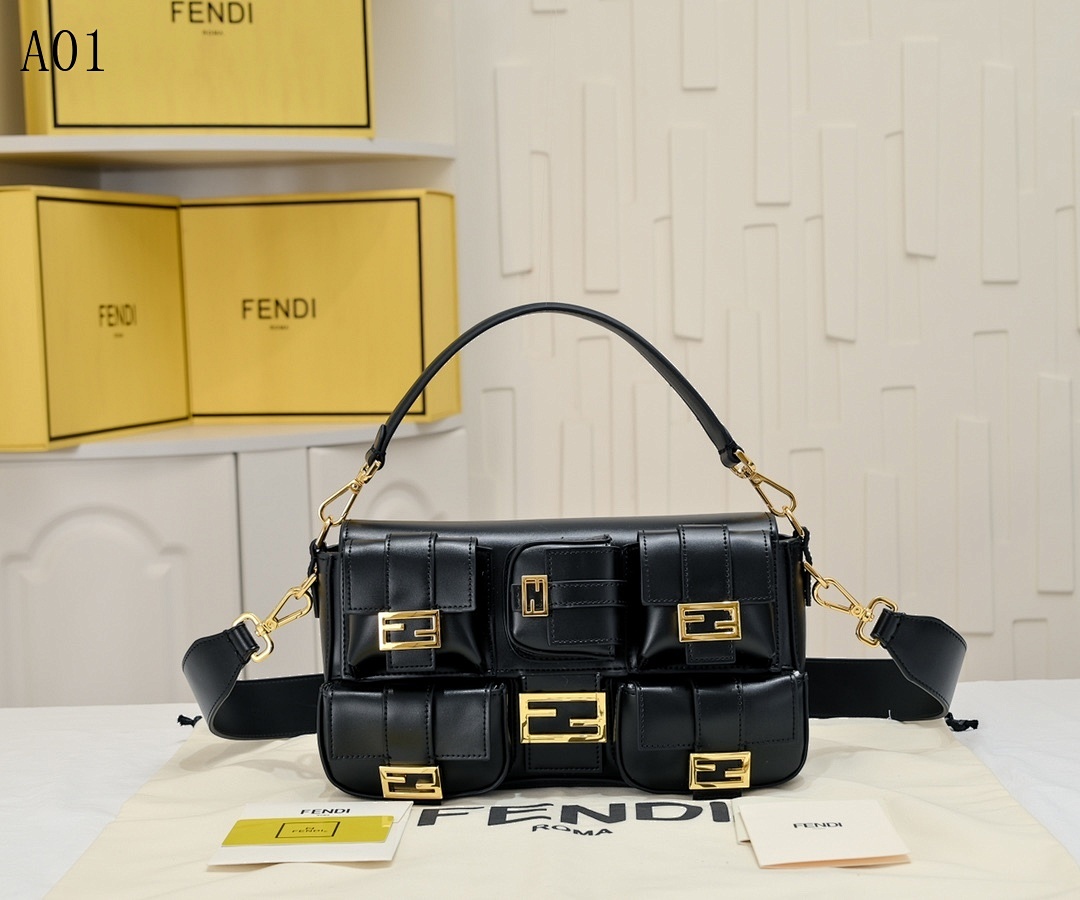 FENDII - Baguette Mini - Black #2402 1 FENDI – Baguette Mini – Black #2402