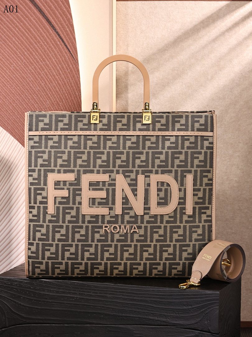 FENDI + Peekaboo + Tote Bag #2365