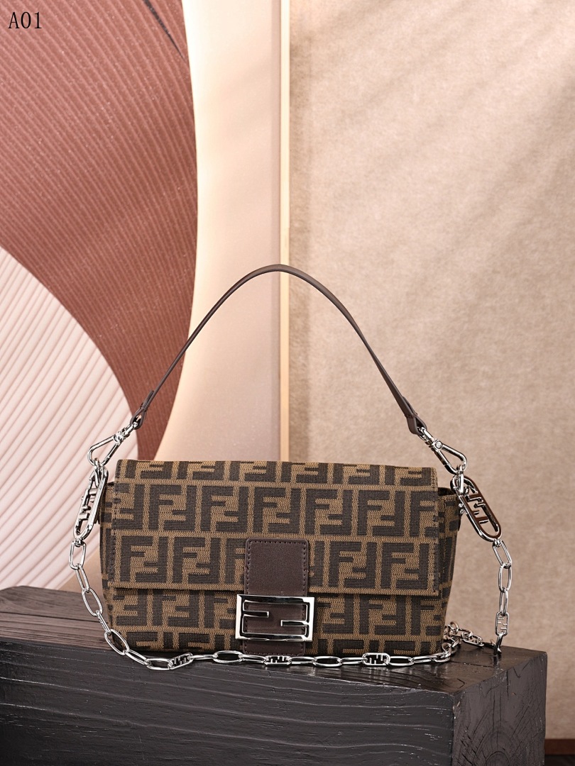 F3ndii + Baguette + FF Logo Tote #2382