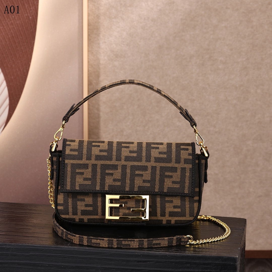 F3ndii + Baguette + Iconic FF Logo Tote #2389