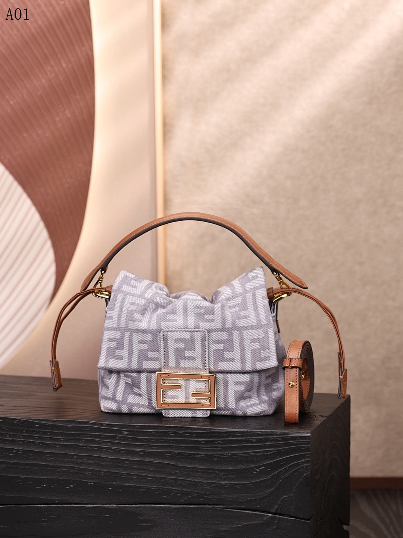 F3ndii + Baguette + Mini FF Logo Tote #1372