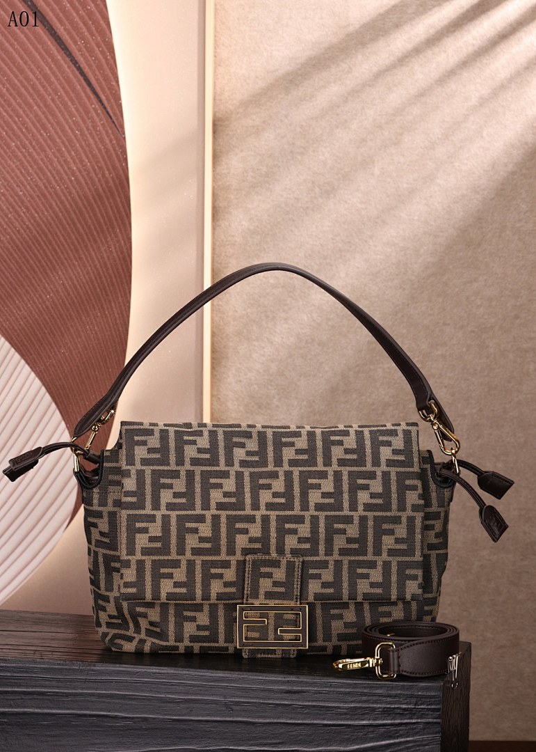 F3ndii + Baguette + FF Logo Tote #1370