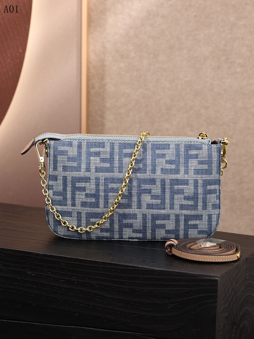 F3ndii Baguette Mini Crossbody Bag #1364