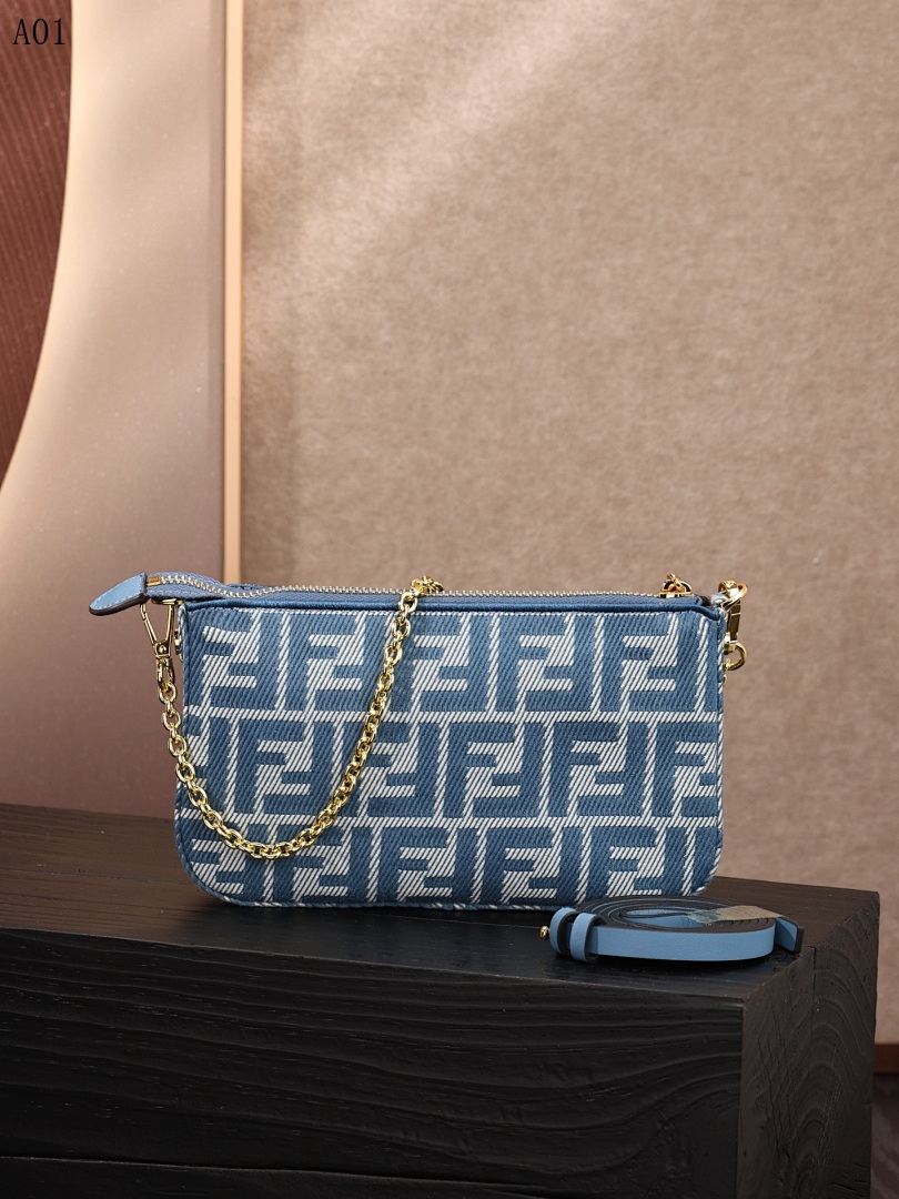 F3ndii – Baguette Mini Crossbody Bag #1363