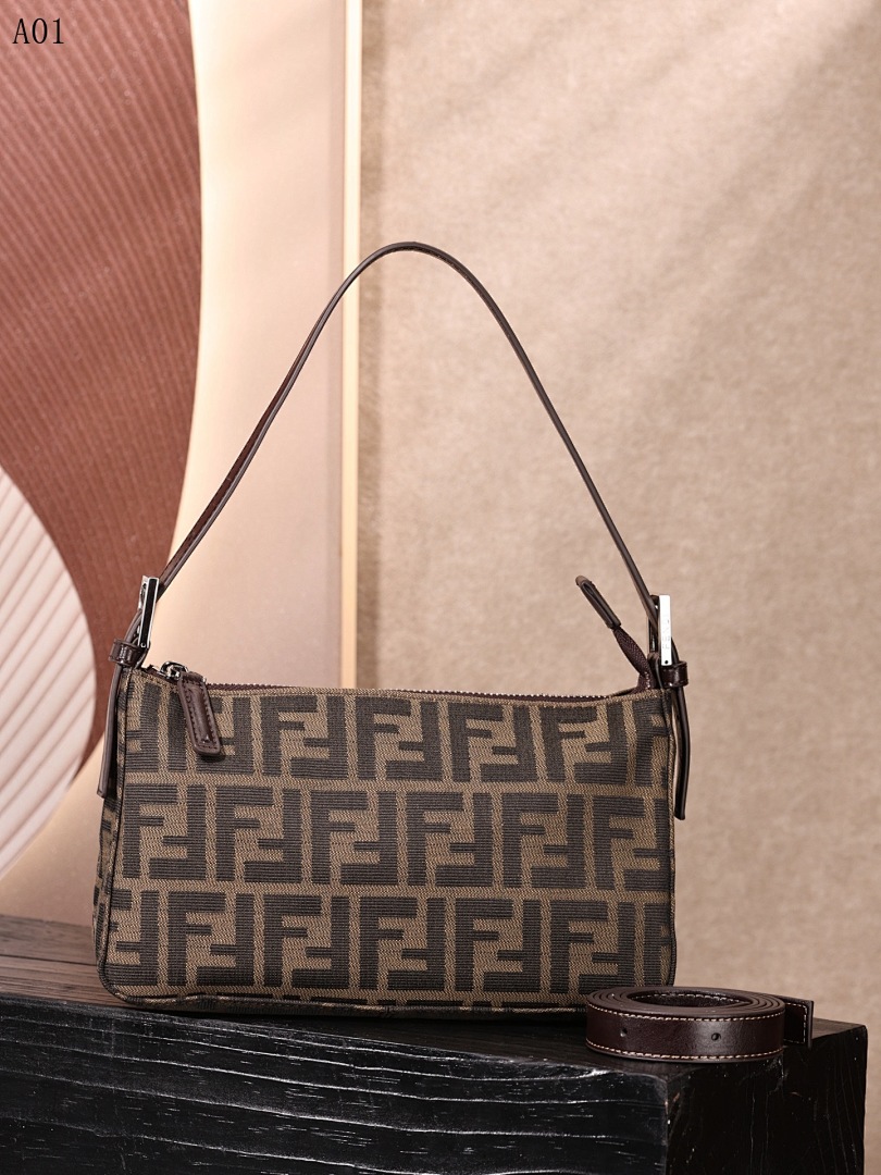 F3ndii + Baguette + FF Monogram Tote #1360