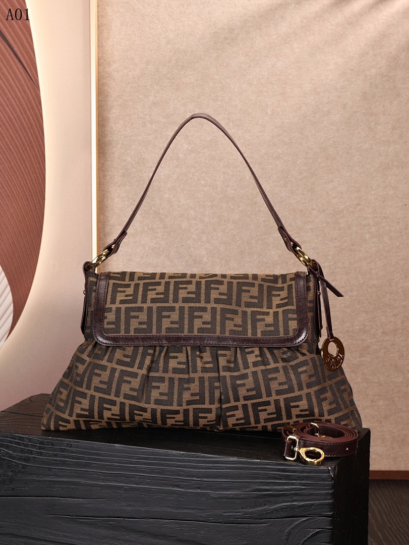 F3ndii + Baguette + FF Monogram Tote #1358